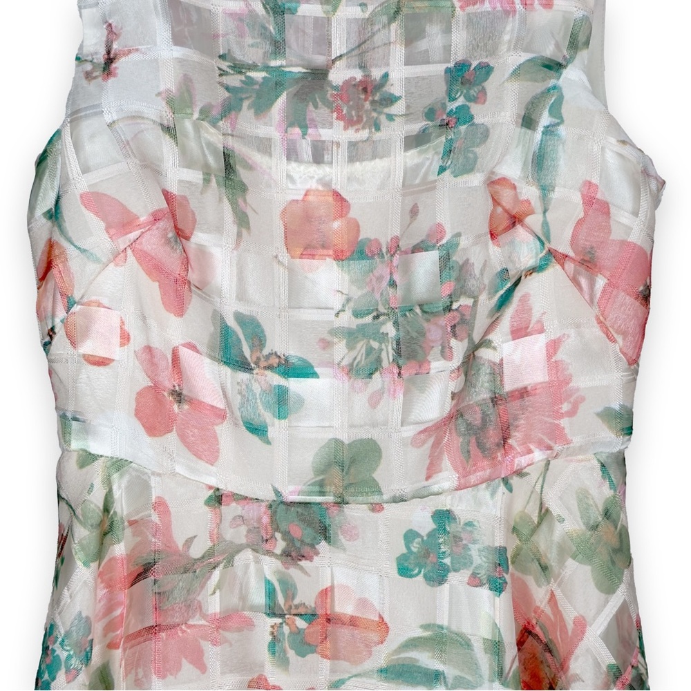 Julian Taylor Floral Sleeveless Dress - Picture 7 of 8